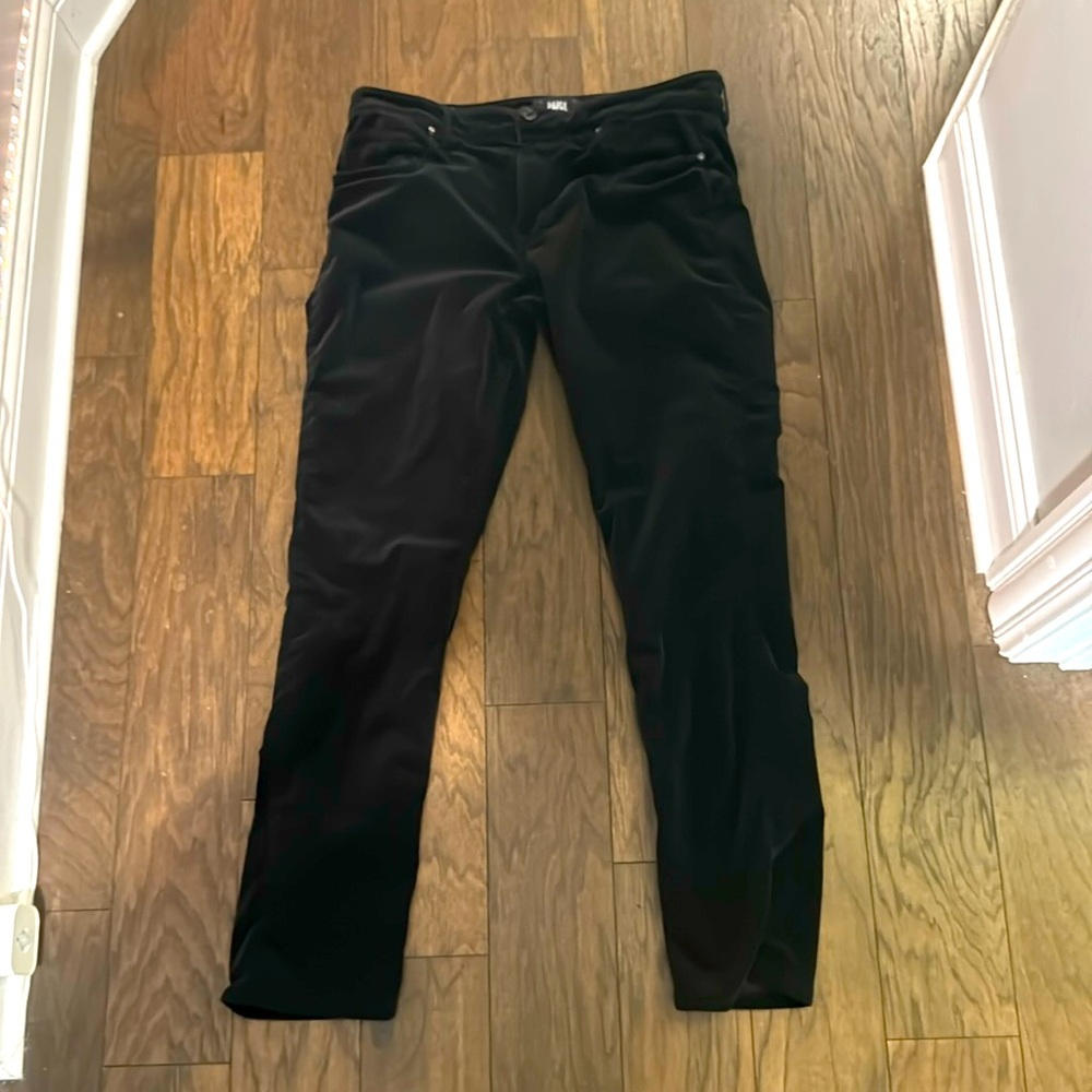 PAIGE - Black Cord Jean - Slim Fit - Size 34